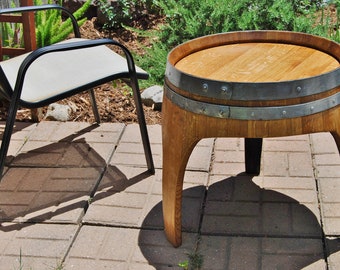 Modern Farmhouse Wine Barrel Coffee Table