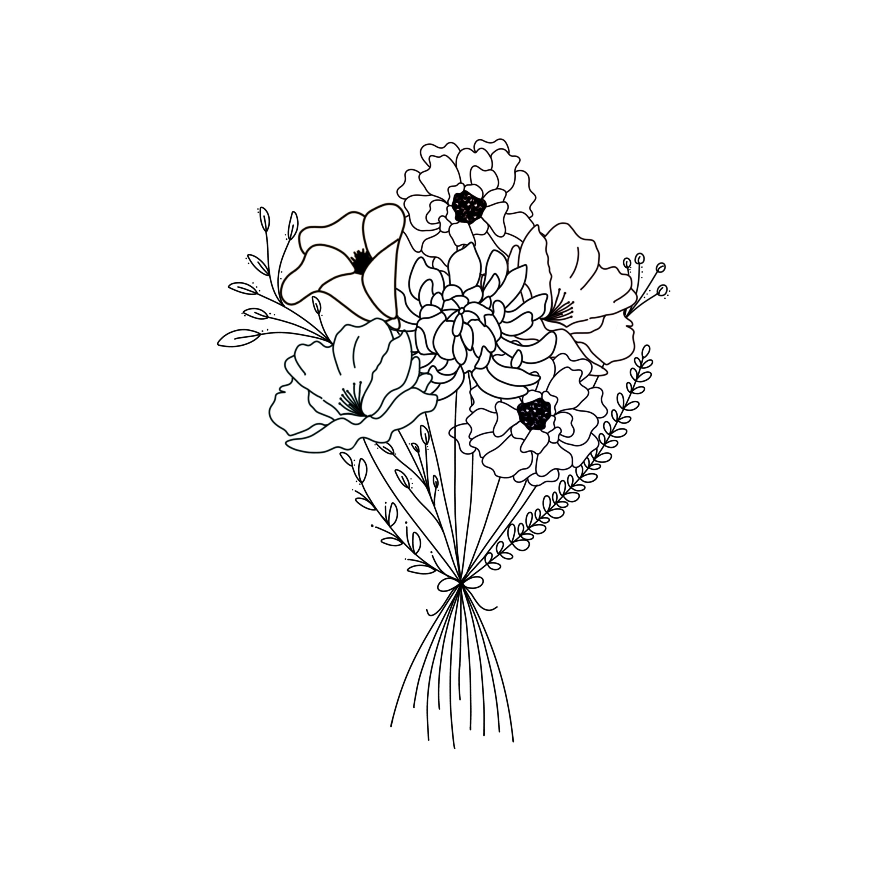 May Birth Flower Svg Lily Svg Bouquet Tattoo Design #26 May Birth Flower Svg Lily Svg Bouquet Tattoo Design