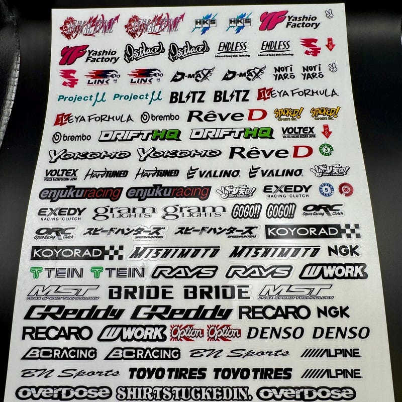 1 10 Drift Rc Stickers - Etsy