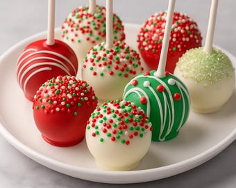 Weihnachts Cake Pops Rezept PDF (Digitaler Download)