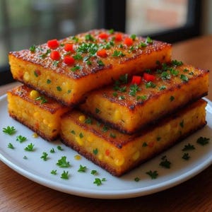 Southern Honey Butter Cornbread Poppers Recipe: Easy Dinner Party Side (Digital Download)