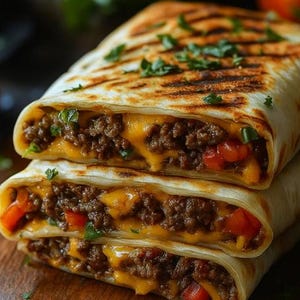 BEST RECIPE For Grilled Cheeseburger Wraps, easy recipe, dinner recipe, party recipe