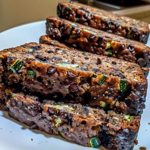 Keto Zucchini Bread Low Carb Gluten-Free Loaf Recipe  PDF (Digital Download)