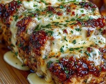 Garlic Parmesan Chicken Meatloaf Recipe PDF (Digital Download)