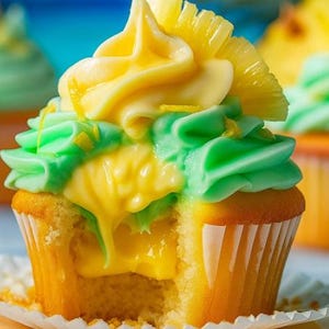 BEST RECIPE For Tropical Lemonade Cupcakes, easy recipe, dinner recipe, party recipe