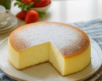 ふわふわ和風チーズケーキのレシピ：簡単ふわふわデザート（デジタルダウンロード）
