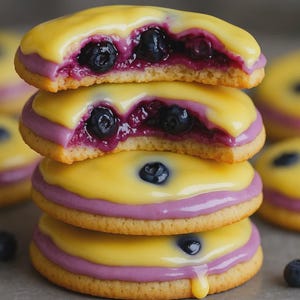 Lemon Blueberry Cookies – Easy Homemade Recipe (Digital Download)
