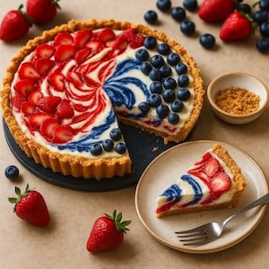 BEST RECIPE For 4th of July Swirl Pie, easy recipe, dinner recipe, party recipe
