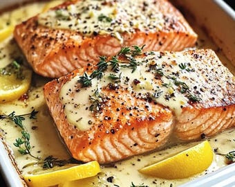 CrabandShrimpStuffedSalmon Recipe PDF (Digital Download)