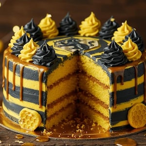 Homemade Hufflepuff s Layer Cake – A Magical Celebration Recipe PDF (Digital Download)