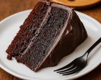 Feuchtes Schokoladenkuchen-Rezept: Einfaches Abendessen & Party-Dessert (Digitaler Download)