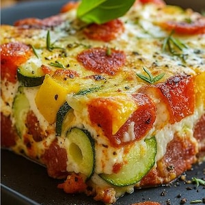 Terrine de Courgettes, Chorizo et Feta Recipe: Easy Dinner Party Recipe (Digital Download)