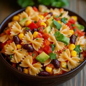 BEST RECIPE For Tex-Mex Farfalle Salad, easy recipe, dinner recipe, party recipe