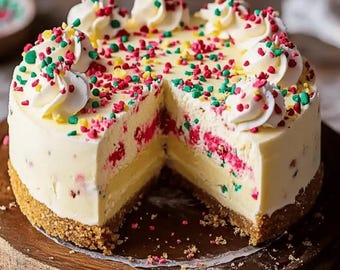 Christmas Sugar Cookie Cheesecake Recipe PDF (Digital Download)