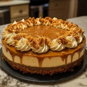 Loaded Butterscotch Cheesecake Recipe: Easy Dessert (Digital Download)
