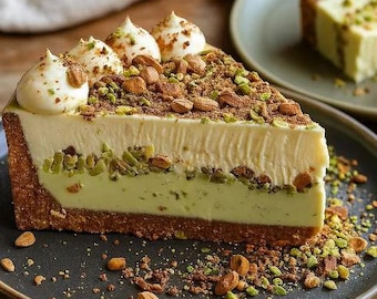 Pistachio Cheesecake  Recipe (Digital Download)