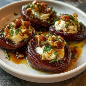 BEST RECIPE For Goat Cheese Stuffed Dates, easy recipe, dinner recipe, party recipe