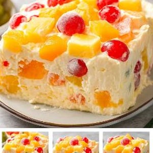 Frozen Fruit Salad Recipe: Vintage Dessert, Easy Dinner Party (Digital Download)