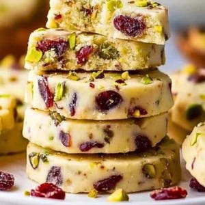Cranberry Pistachio Shortbread Cookies recipe PDF (Digital Download)