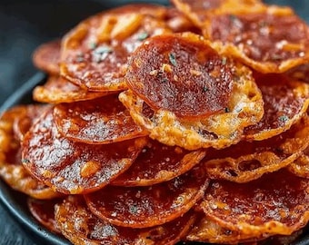 Pepperoni Cheese Crisps Recipe PDF (Digital Download)