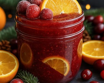 Hausgemachte Cranberry Jam Rezept PDF (Digital Download)