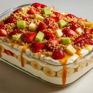Cheesecake Fruit Salad Recipe: Creamy No-Bake Dessert (Digital Download)