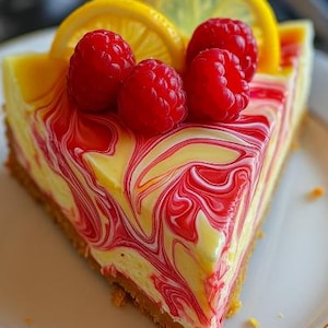 BEST RECIPE For Strawberry Lemon Swirl Cheesecake, easy recipe, dinner recipe, party recipe