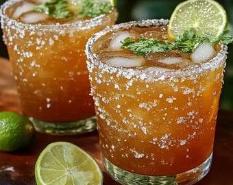 Beer Margarita with Corona Recipe PDF,Printable Digital Download