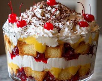 Christmas Trifle – Seven Luxurious Layers of Holiday Joy recipe PDF (Digital Download)
