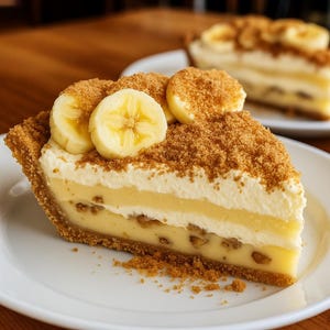 Classic Banana Cream Pie Recipe: Easy Dinner Party Dessert (Digital Download)