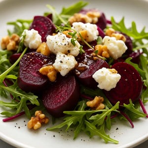 Beet & Goat Cheese Salad Recipe: Easy Dinner Party Recipe (Digital Download)