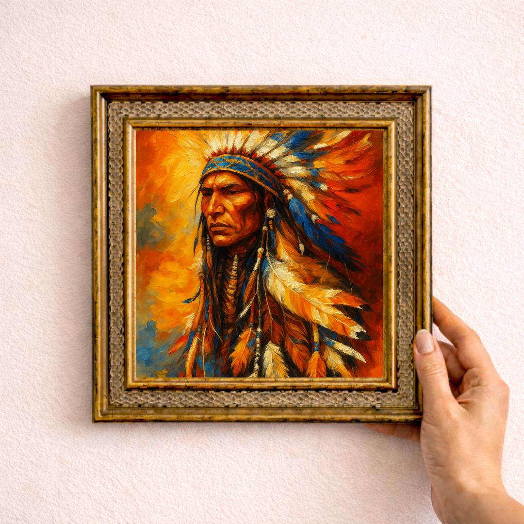 Antique american indian paintings - Etsy 日本