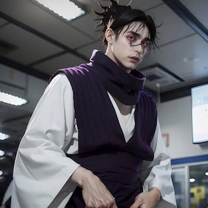 Jujutsu Kaisen Cosplay Choso Costume - Complete Costume for Fans and Cosplayers Ideal for Theme Parties and Conventions
