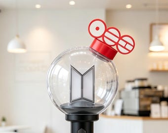 Topper/décor/accessoire Lightstick - Cadeau pour les fans de concerts de la tournée mondiale KPOP, décoration Army Bomb