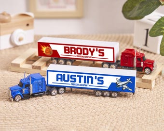 Custom Toy Truck with Name,Personalized Kids Name Toy Truck,Baby Boy Toy,Metal Toy Truck,Baby Shower Gift,Birthday Gift for Toddler