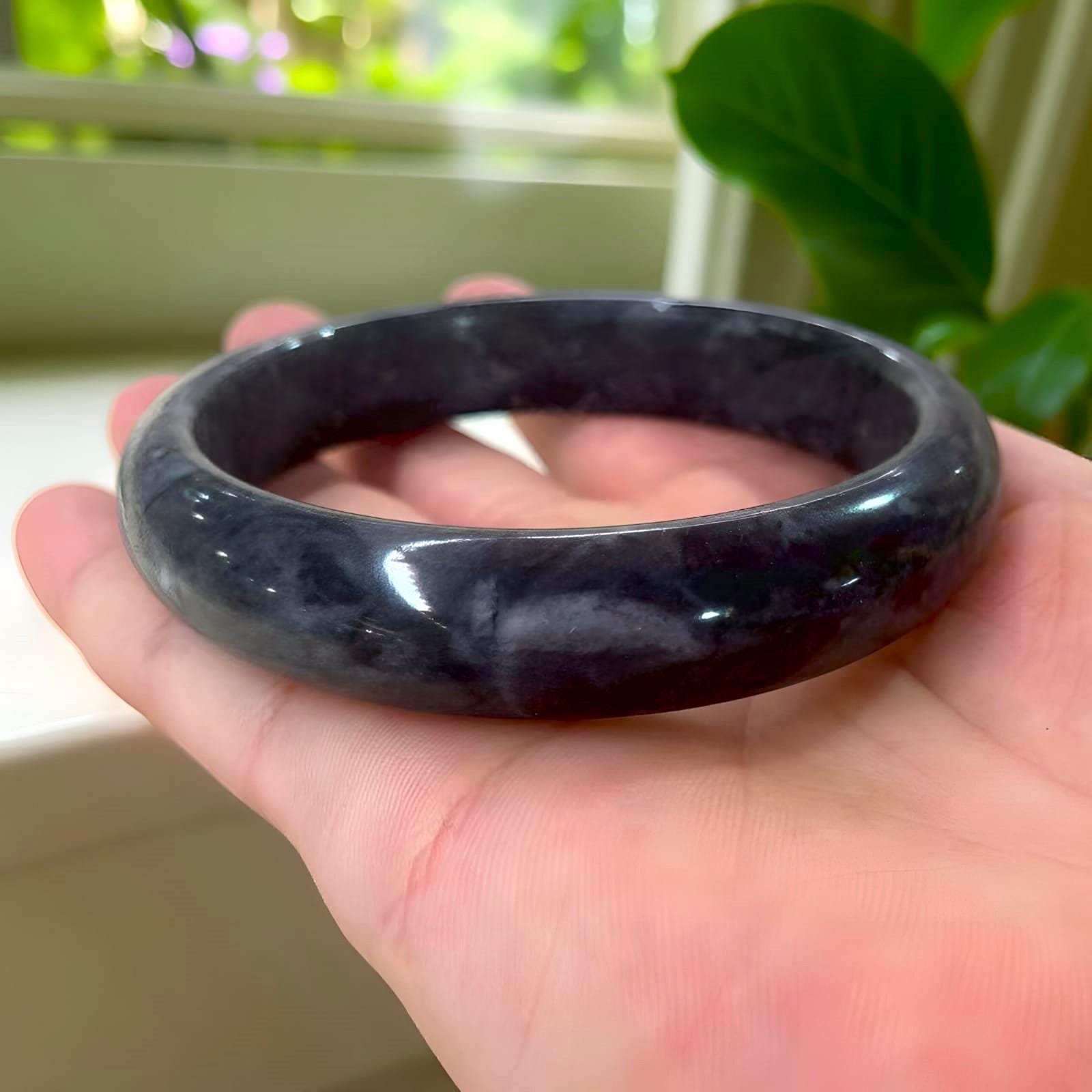 本物の翡翠のバングル - Etsy 日本