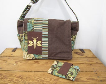 Queen Bee Messenger Bag Crossbody