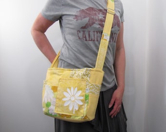 Daisy Day Crossbody Hobo Bag