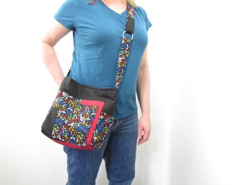 Music Notes Hobo Shoulder Bag Or Crossbody Purse