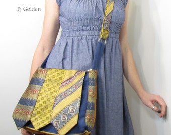 Memory Necktie Messenger-  Design your own necktie bag
