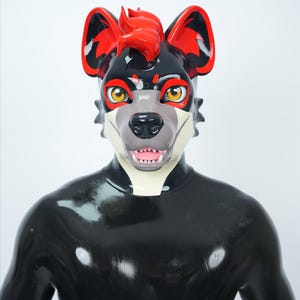 Latex pony play mask - Etsy 日本