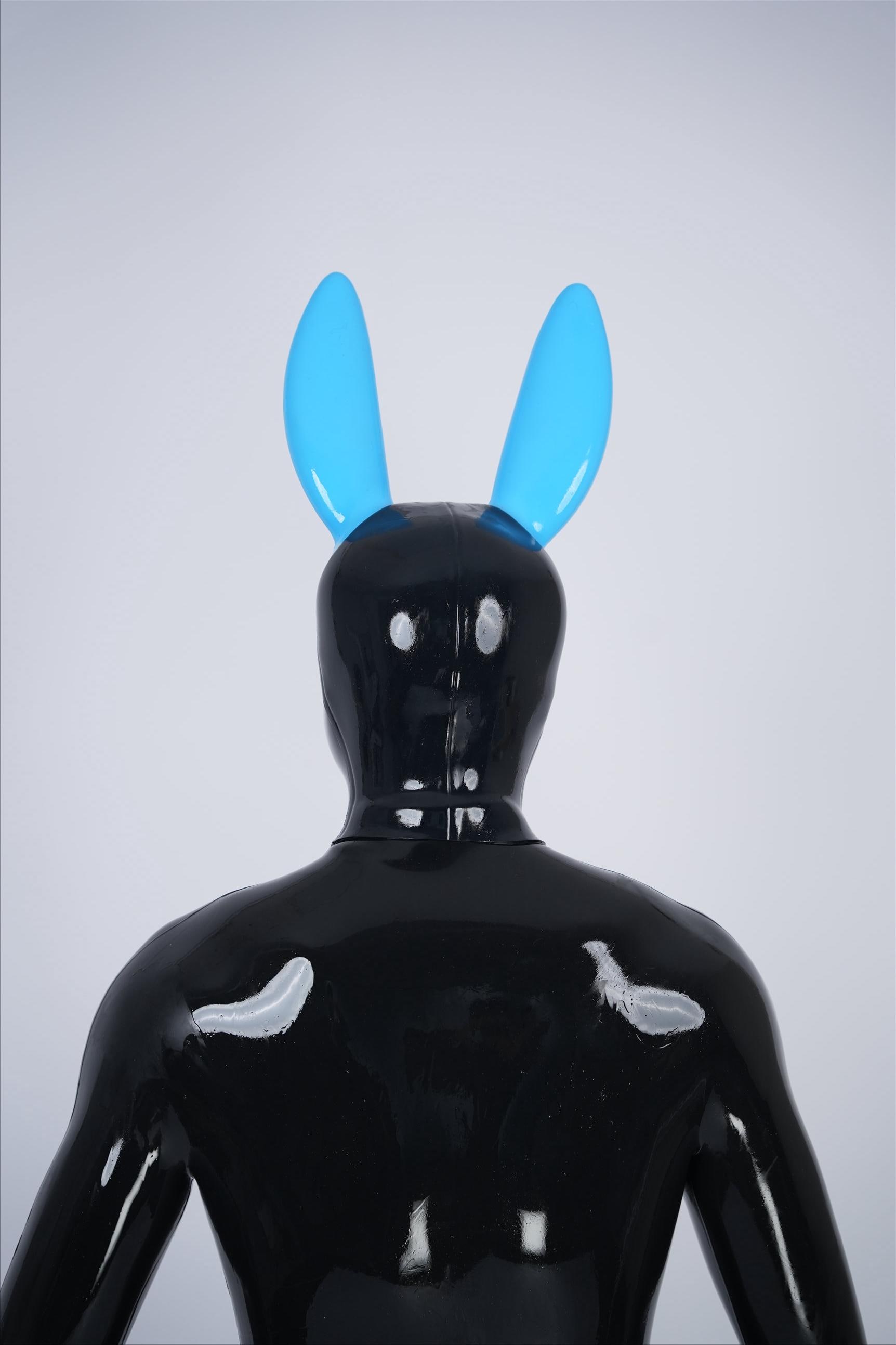 Silicone Rabbit Hood Full Head Mask for Cosplay Costumes 12 Colors ...