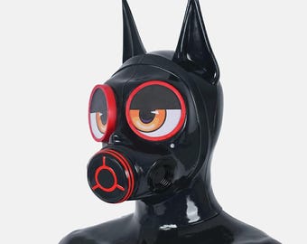 Silicone S10 Gas Cosplay Costumes Furry Fursuit Full Head Hood 12 Colors Available
