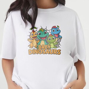 Baby Dinosaurs SVG PNG JPG | Cute Cartoon Dino Clipart for Kids ...