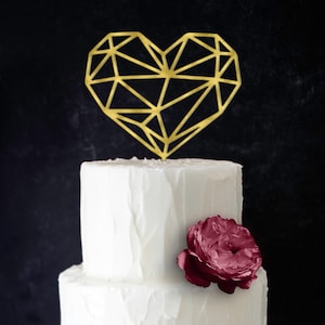 3D Silicone Large Heart Shape Cake Mould Geometric Baking Mold
