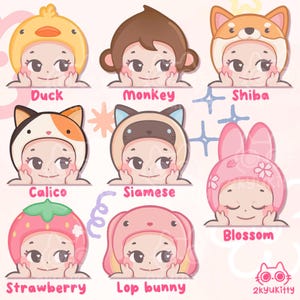 Sonny Angel Peeker Sticker // Waterproof Vinyl Sticker / Car Sticker / Water Bottle Laptop Sticker / Deco Sticker / Kawaii Sticker
