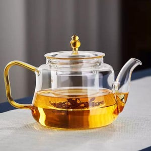 Glass teapot | High-temperature resistant tea maker | Electric ceramic kettle | Tea and water separation teapot | Flower teapot | Tea set