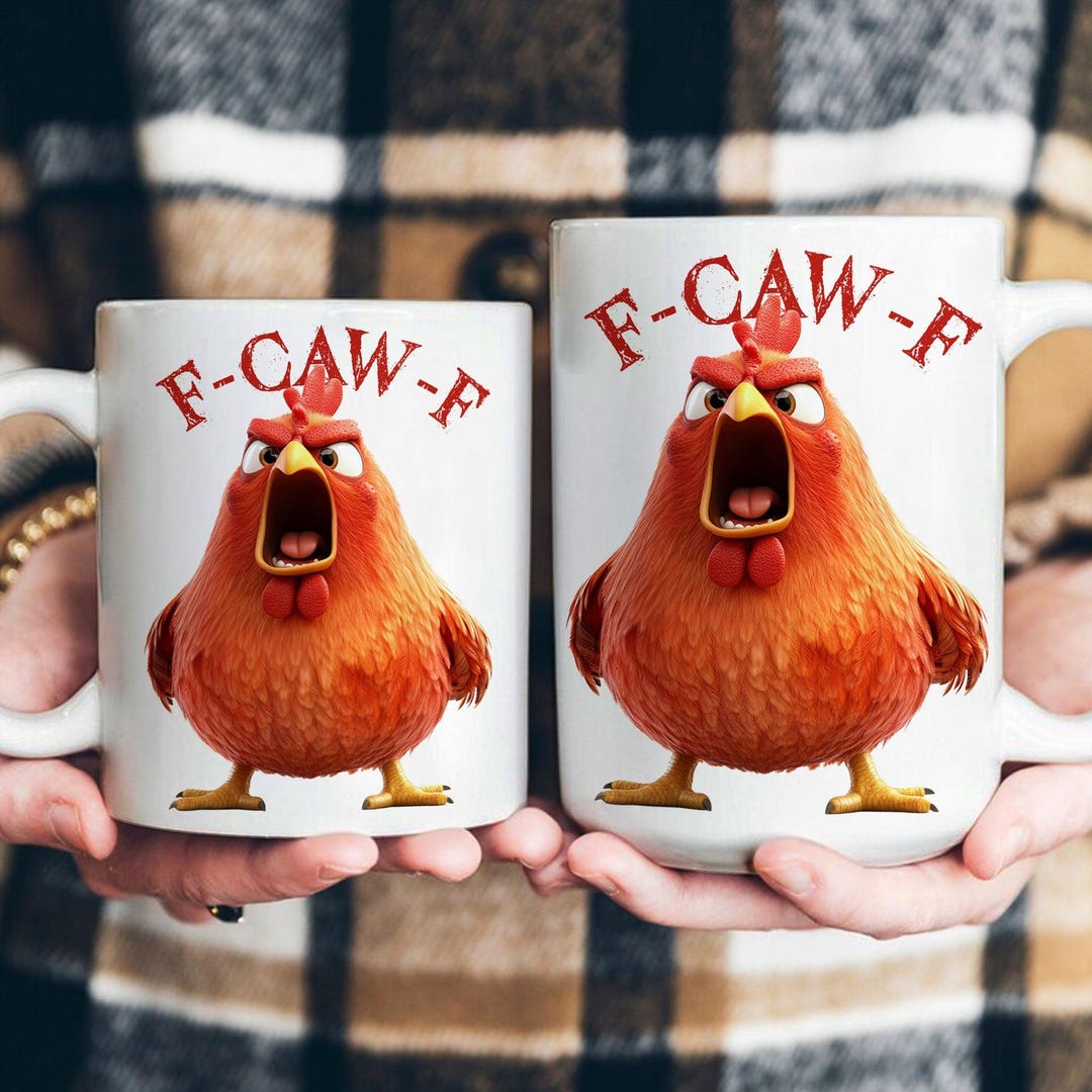 Funny Mug - Humorous Crow F-caw-f - for Coworkers, Friends ...
