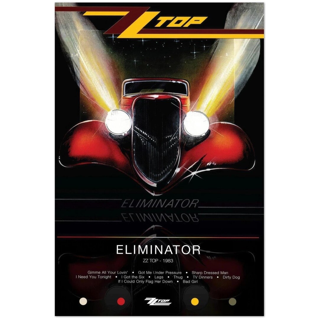 ZZ Top Eliminator Poster 1983 Tour Etsy zz-top-eliminator-poster-1983-tour-etsy