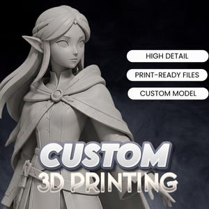 Custom 3D Model for Printing | Sculpting for Game Assets | Sculpting | Character Sculpting | Character for 3D Printing (STL, 3MF, OBJ)